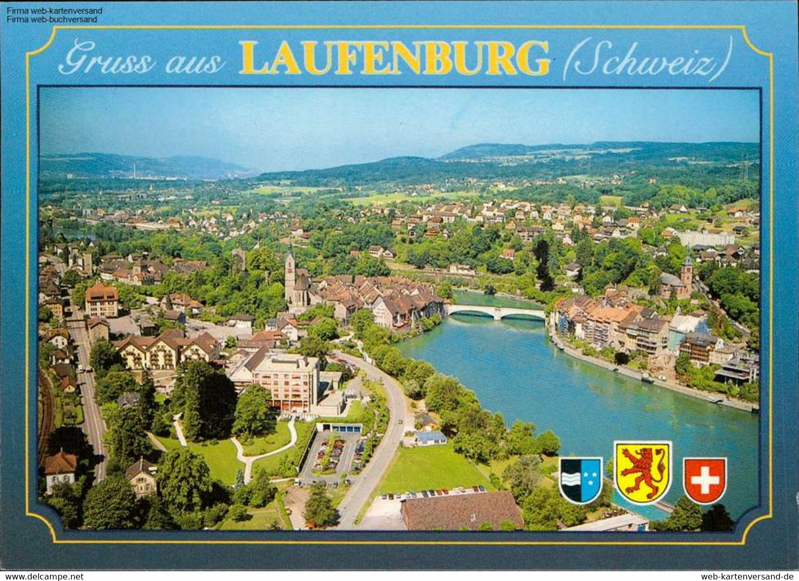 Schweiz /  Laufenburg (Flugaufnahme) - Laufenburg 