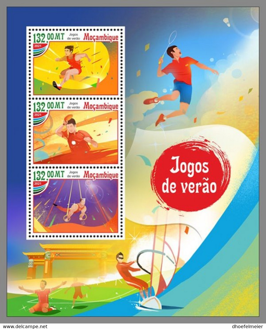 MOZAMBIQUE 2021 MNH Olympic Summer Games Olympische Sommerspiele M/S - OFFICIAL ISSUE - DHQ2202 - Zomer 2020: Tokio