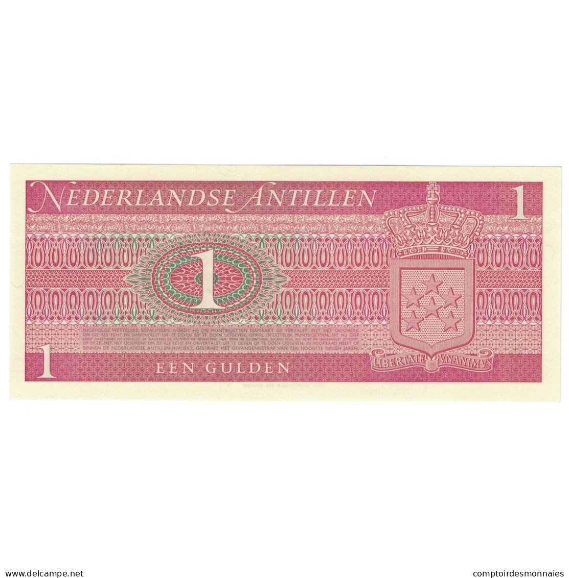 Billet, Netherlands Antilles, 1 Gulden, 1970, 1970-09-08, KM:20a, NEUF - Antilles Néerlandaises (...-1986)