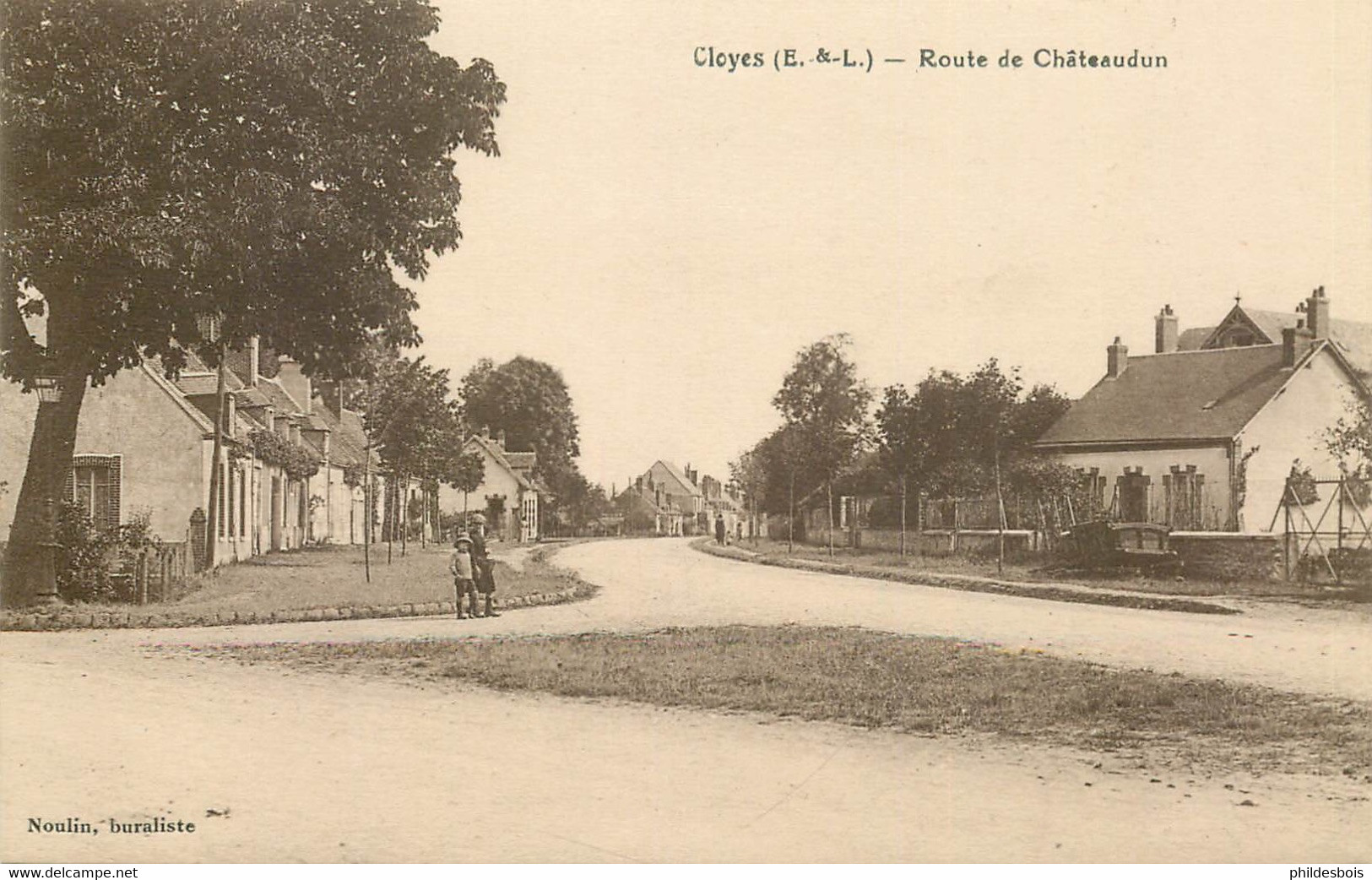 EURE ET LOIR  CLOYES  Route De Chateaudun - Cloyes-sur-le-Loir