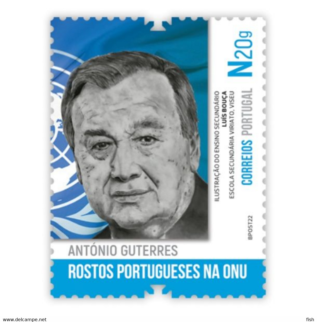 Portugal ** & U.N.O Portuguese Faces, António Guterres 2021 (2774) - Ungebraucht