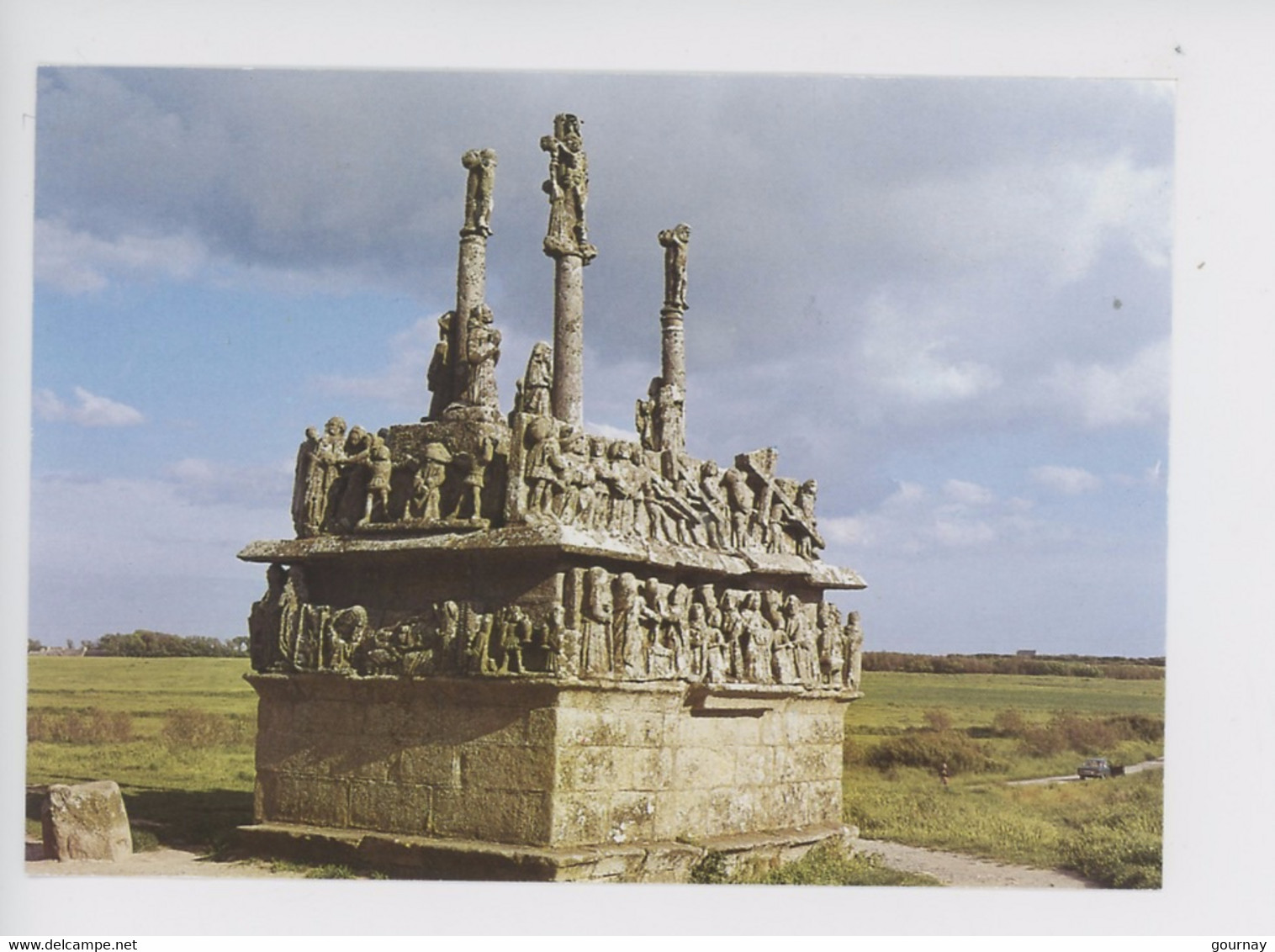 Saint Jean Trolimon : Tronoën 1450/60  Plus Ancien Grand Calvaire De Bretagne (cp Vierge) - Saint-Jean-Trolimon