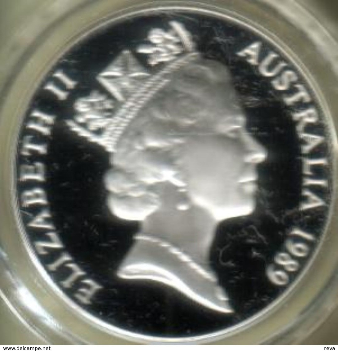 AUSTRALIA $10 STATE SERIES QUEENSLAND 1989 SILVER PROOF KM? CV$45A  READ DESCRIPTION CAREFULLY !!! - 10 Dollars