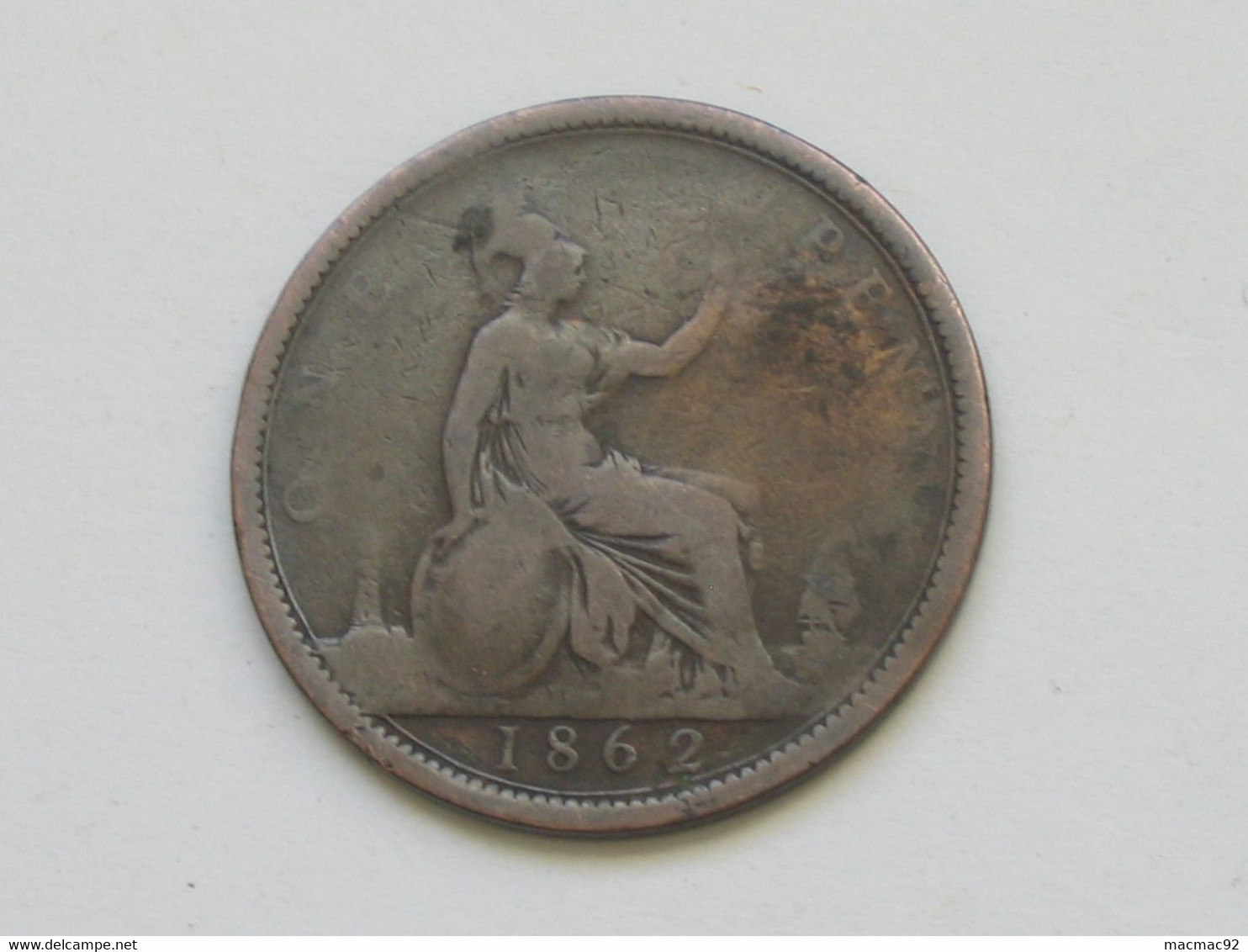 Grande-Bretagne 1 One Penny 1862  Victoria    **** EN ACHAT IMMEDIAT **** - D. 1 Penny