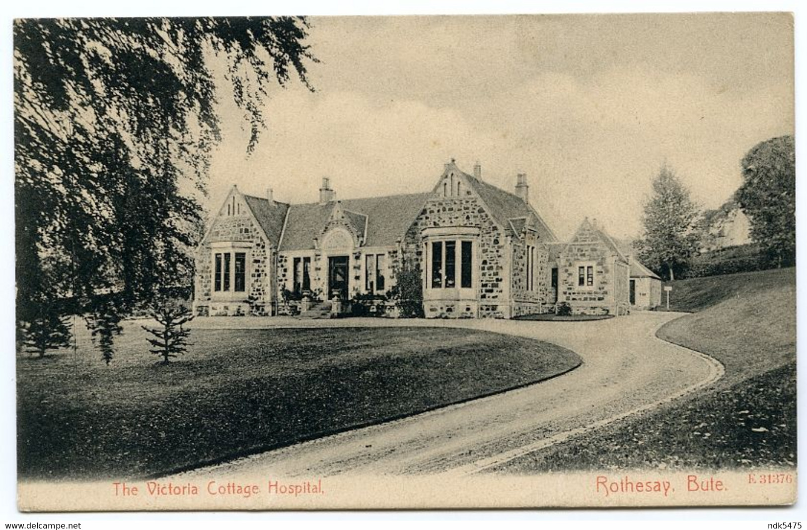 ISLE OF BUTE : ROTHESAY - THE VICTORIA COTTAGE HOSPITAL - Bute