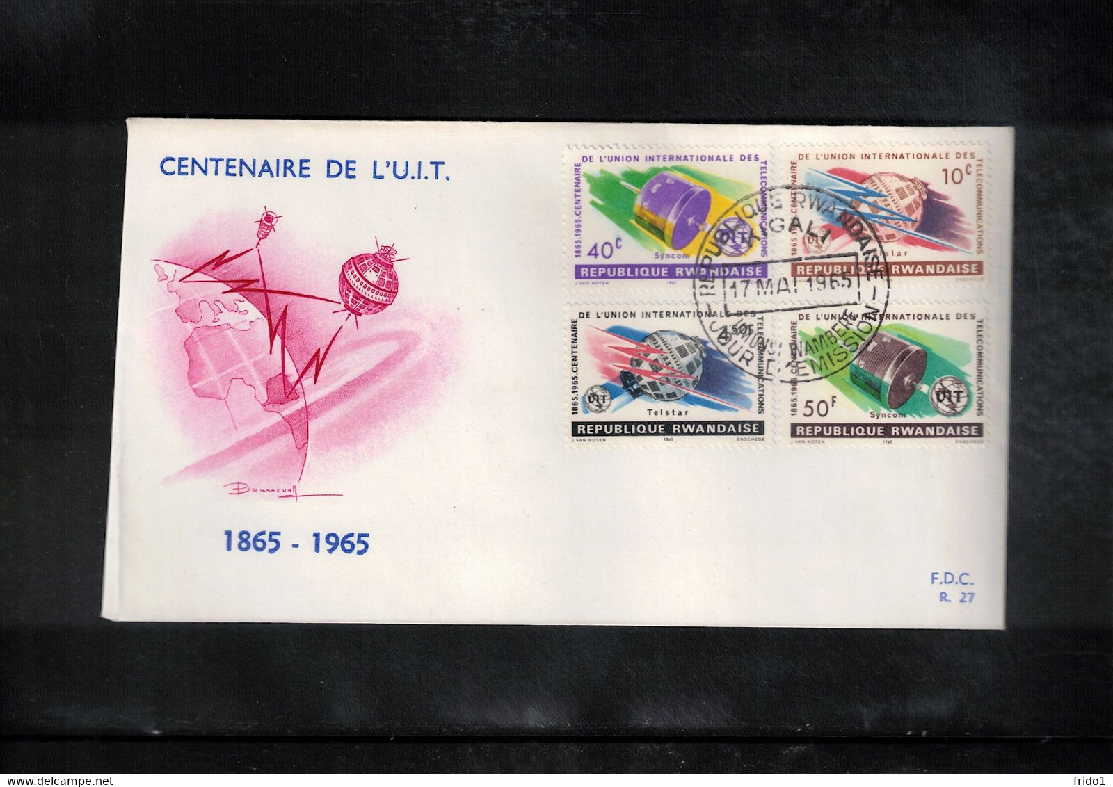 Runda / Rwanda 1965 UIT / ITU - Space / Raumfahrt Satellites FDC - Oceanía