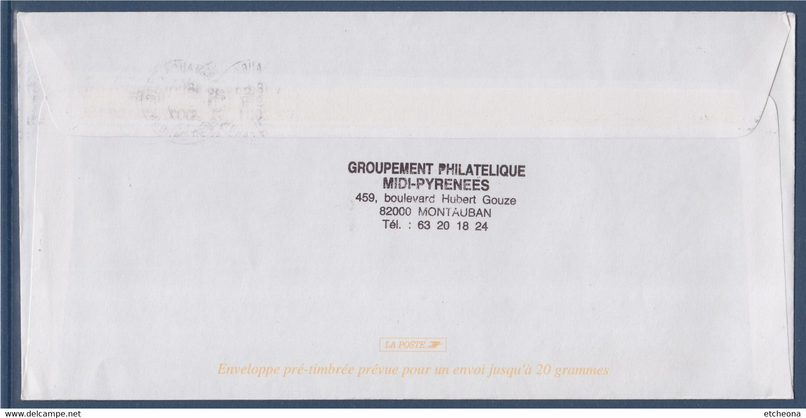 Nouveau Millénaire Enveloppe Entier Timbre 3357 De 2000 Cercle Philatélique De Montauban, 9.07.01 - Prêts-à-poster:private Overprinting