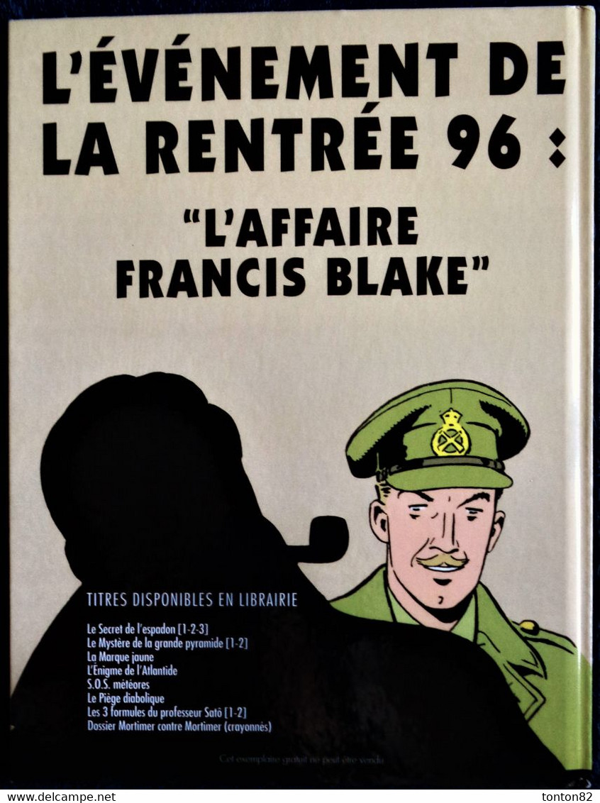 E.P. Jacobs - Le Secret De L'Espadon - Tome 1  - Éditions Blake Et Mortimer - ( 1996  ) . - Blake Et Mortimer