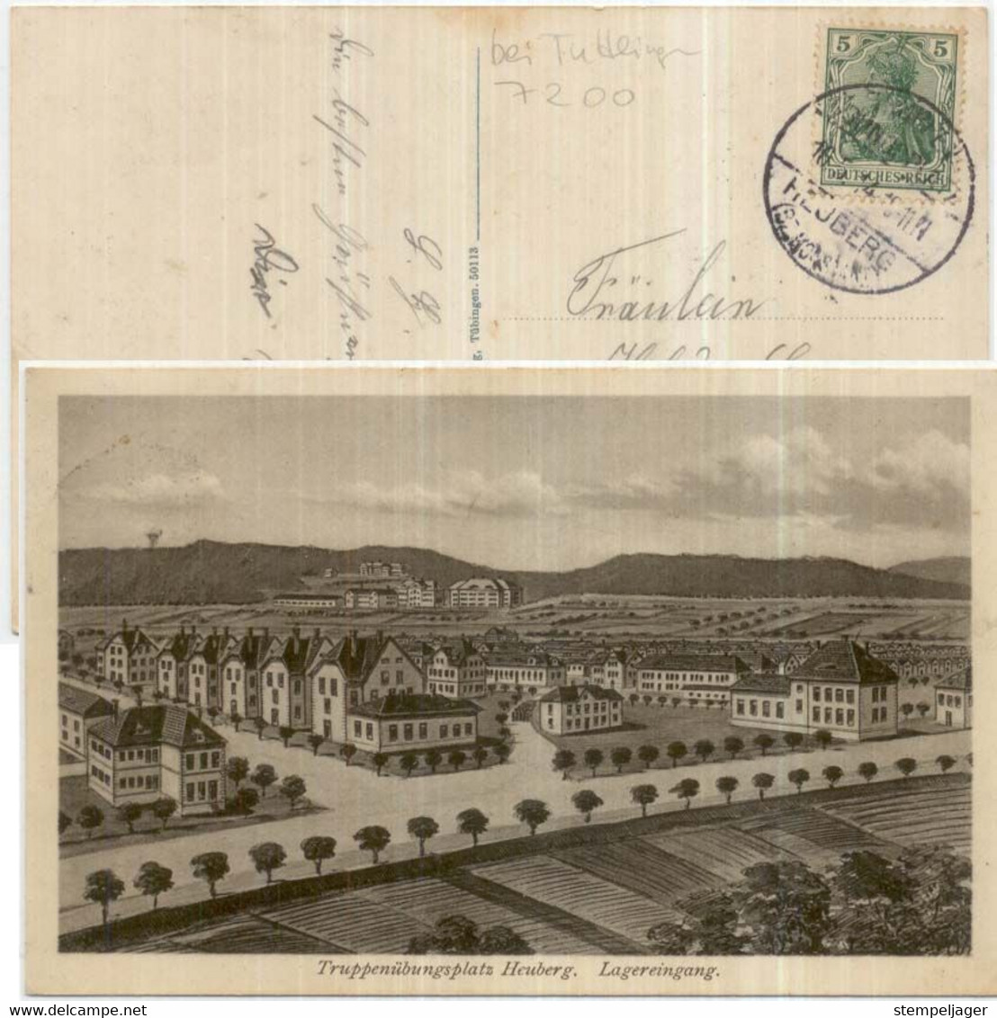 1914 Truppenübungsplatz Heuberg , (b Schwenningen, Albstadt, Stetten, Straßberg) - Albstadt