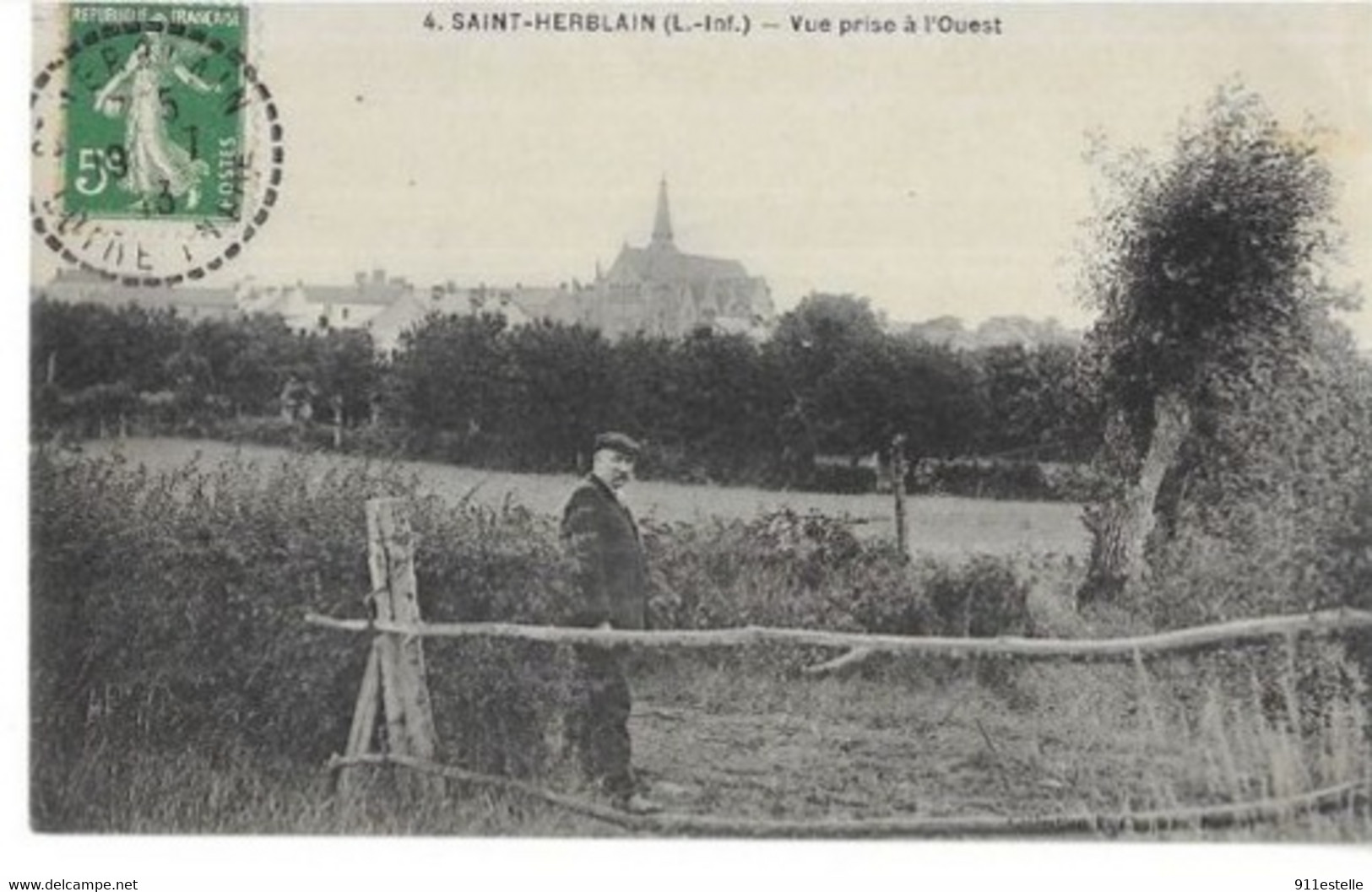 44 SAINT-  HERBLAIN  . VUE PRISE A  L' OUEST - Saint Herblain