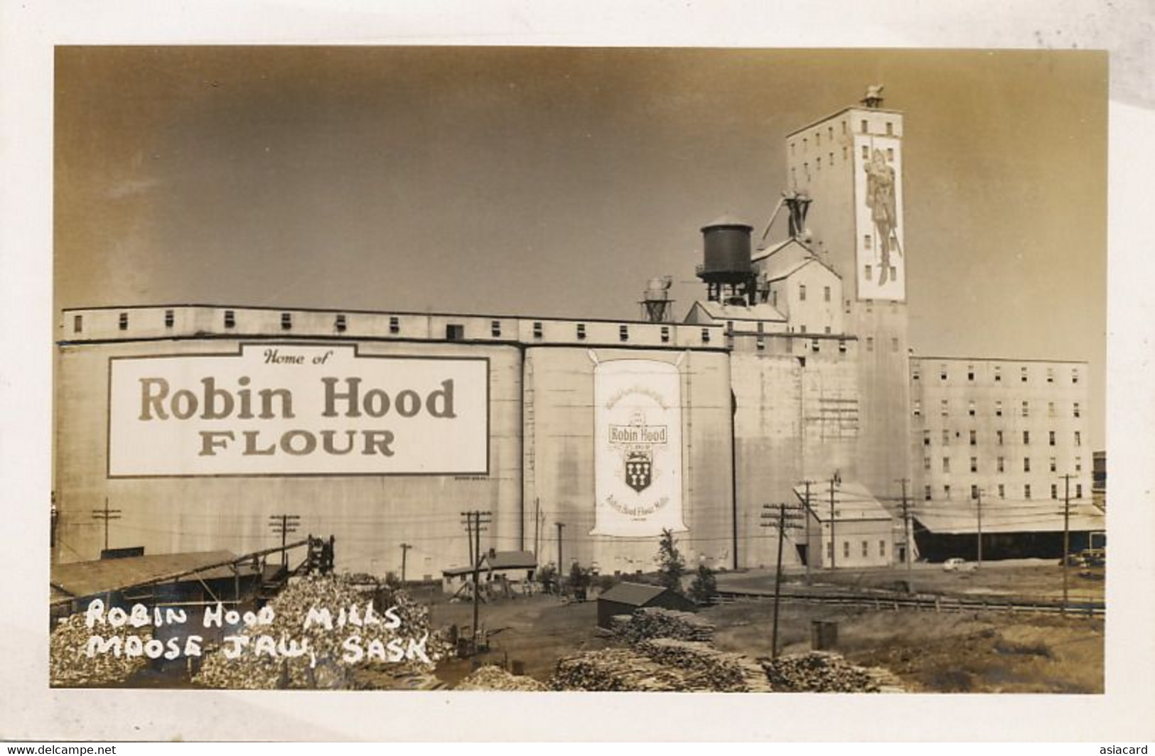 Real Photo Robin Hood Mills , Moose Jaw Moulin Robin Des Bois - Otros & Sin Clasificación