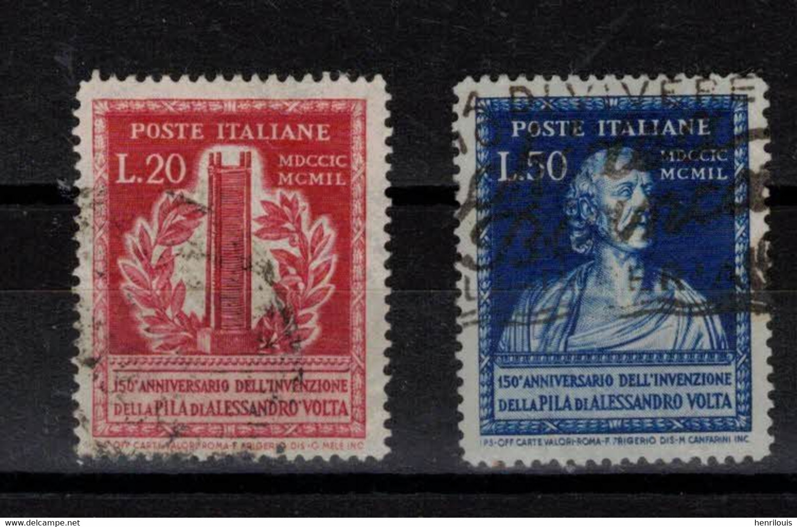 ITALIE     Timbres  De 1949 ( Ref 3726 E )   Volta - 1946-47 Zeitraum Corpo Polacco