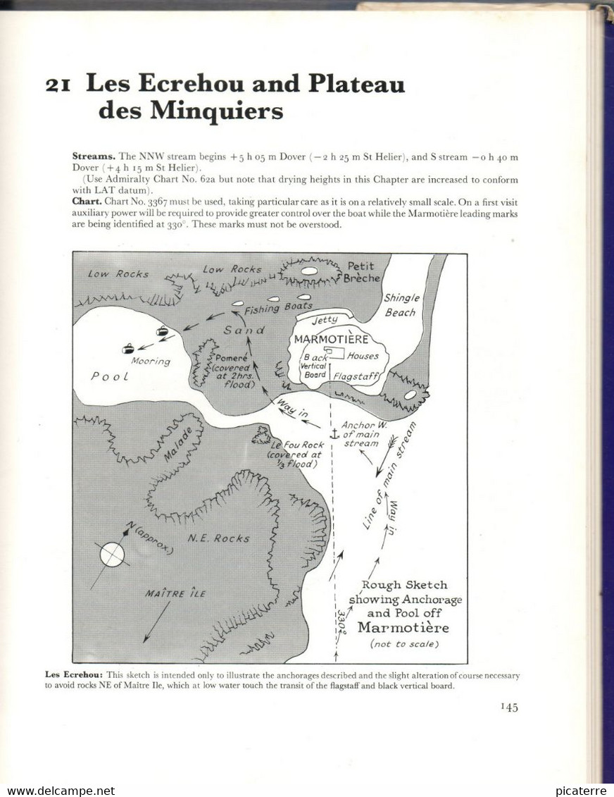 POST FREE UK - CHANNEL HARBOURS & ANCHORAGES-K.Adlard Coles 1985-200pages D/j(inc..charts,diags,b/w Illus.) POST FREE UK - Europe