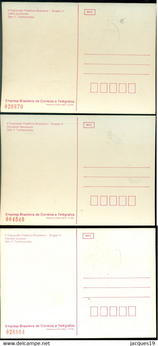 Brazil 1982 Maximum Cards Brapex Individually Numbered First Day Cancelled - Tarjetas – Máxima