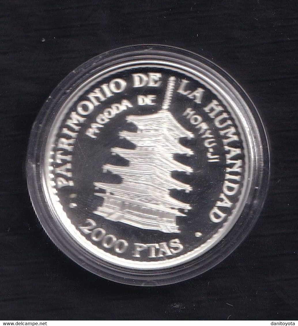 ESPAÑA.-  AÑO 1997. 2000 PTAS PLATA PATRIMONIO DE LA HUMANIDAD - 2 000 Pesetas