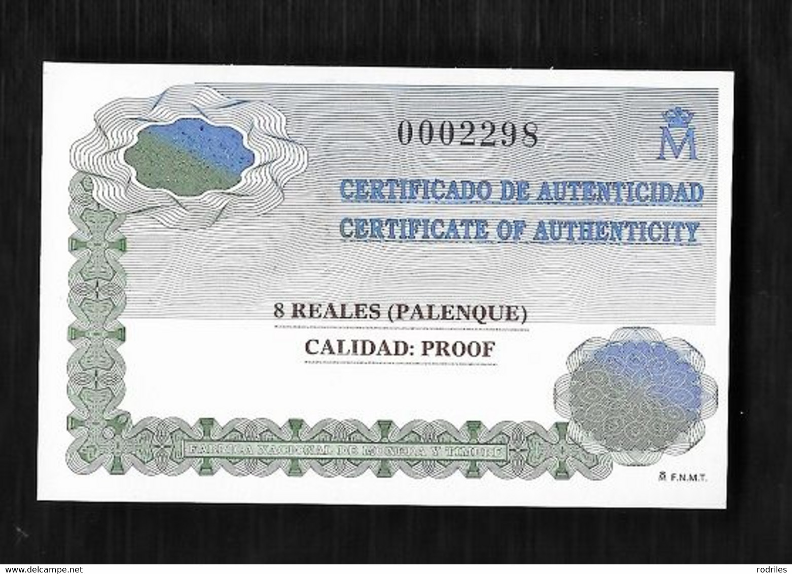 ESPAÑA.- AÑO 1996.  2000 PTAS PLATA PATRIMONIO MUNDIAL "PALENQUE" - 2 000 Pesetas