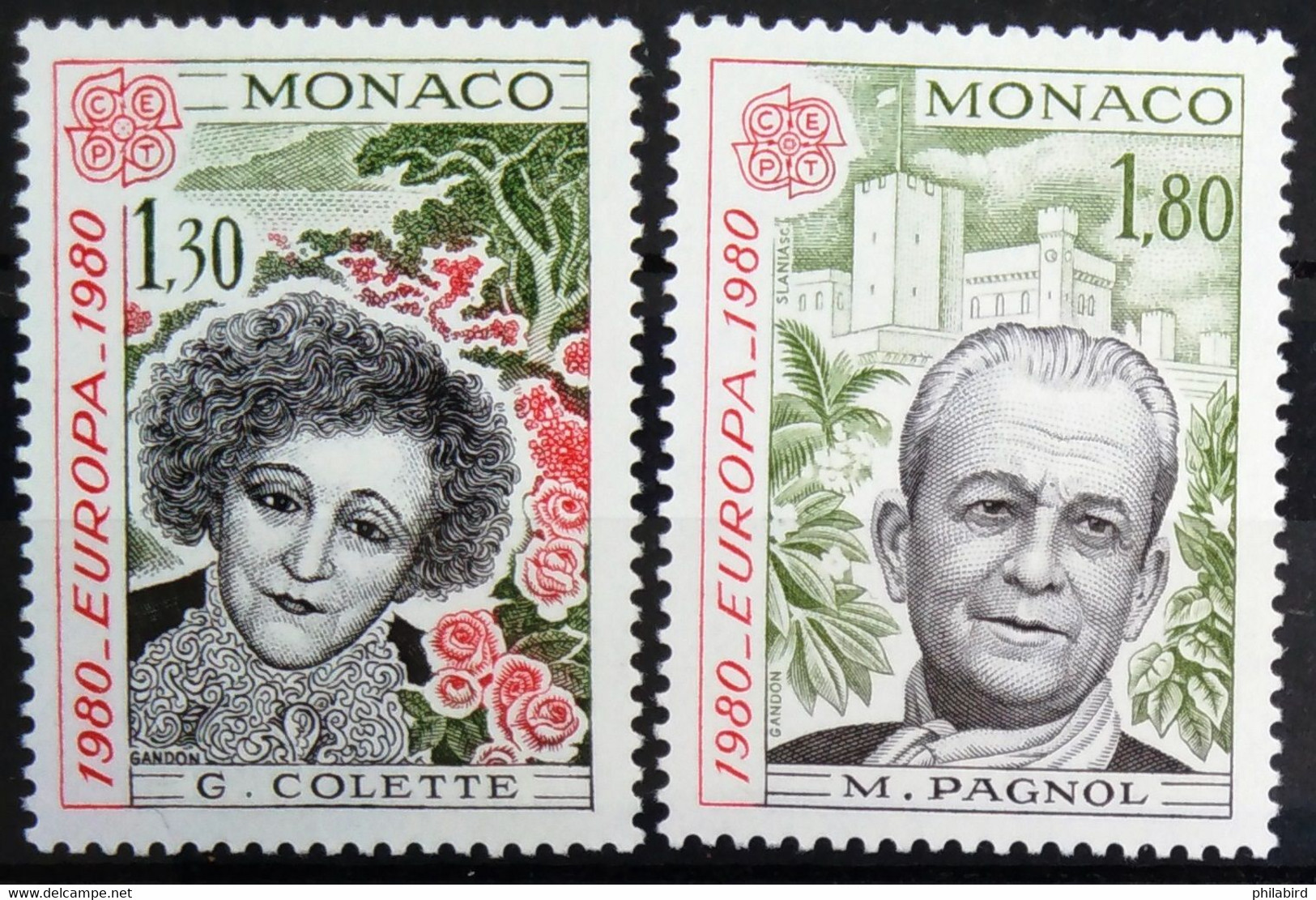 EUROPA 1980 - MONACO                  N° 1224/1225                       NEUF** - 1980