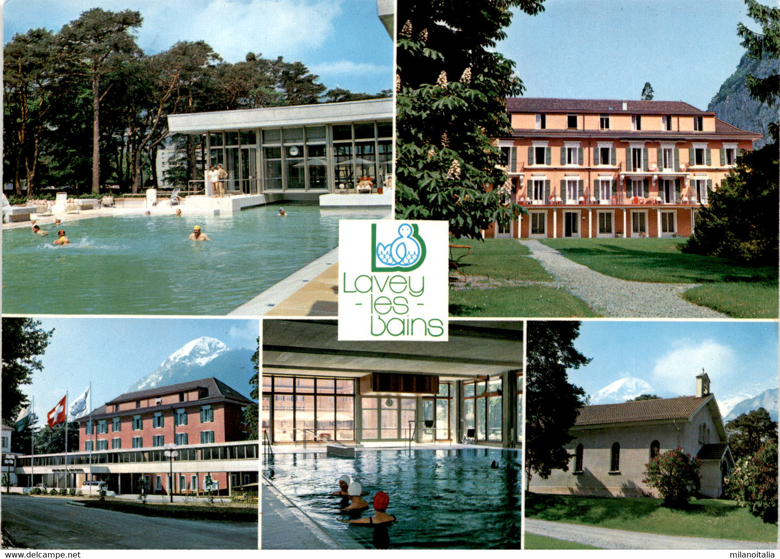 Lavey-les-Bains - 5 Bilder (8840) * 5. 8. 1977 - Lavey