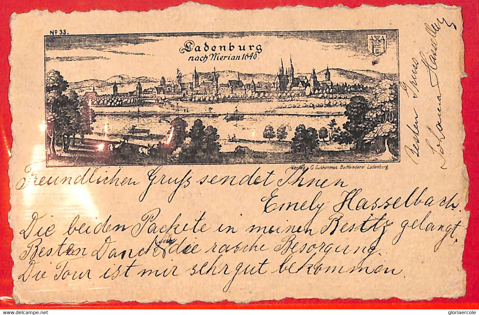 Aa7832 - Ansichtskarten VINTAGE  POSTCARD: GERMANY Deutschland - Ladenburg 1905 - Ladenburg