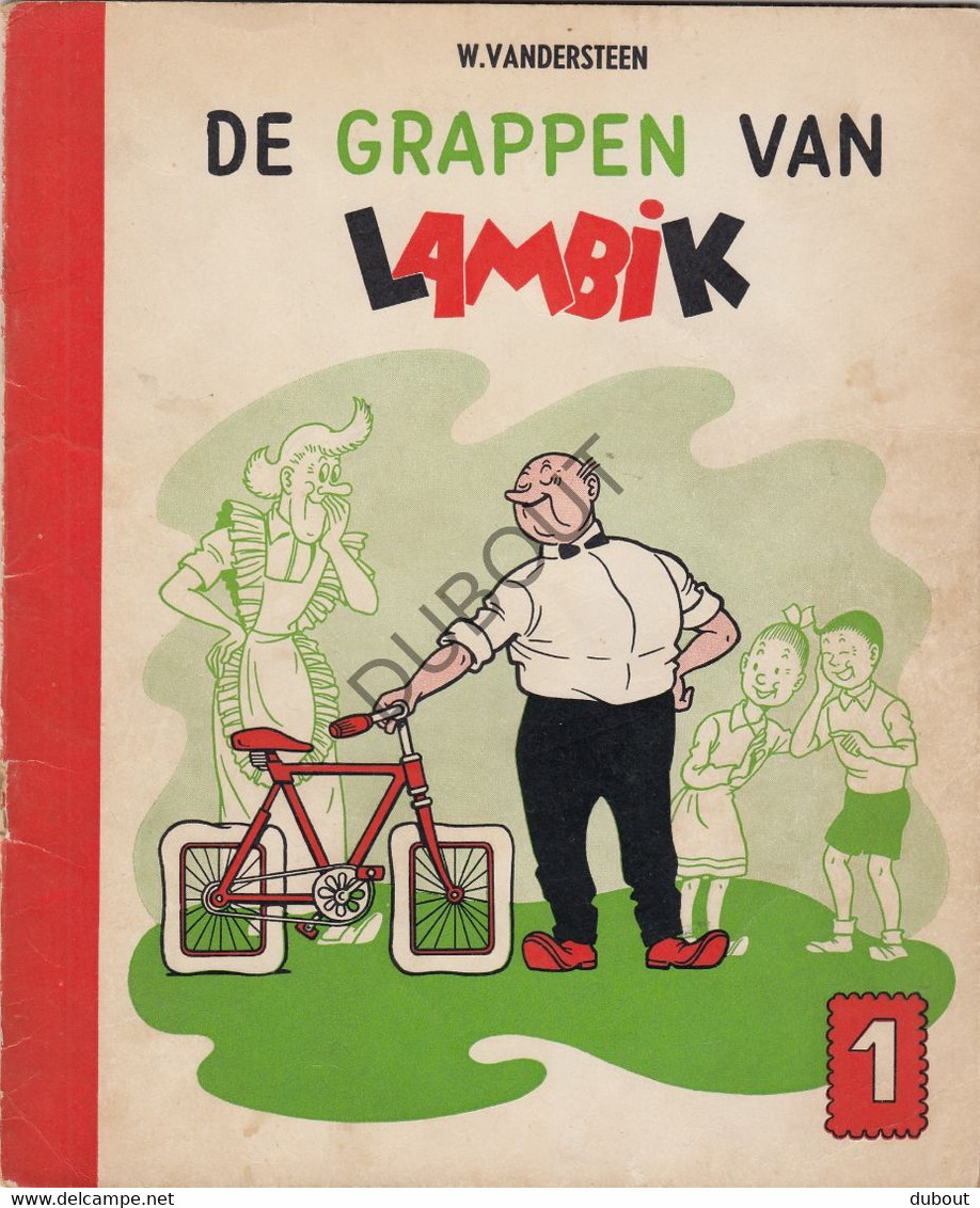 Stripverhaal De Grappen Van LAMBIK - W. Vandersteen - 1ste Druk - 1955 (V751) - Suske & Wiske