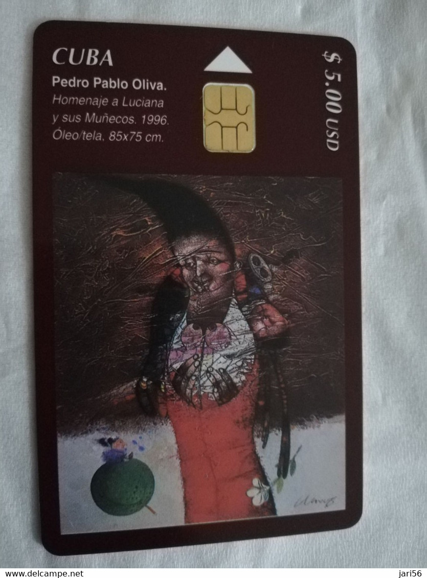 CUBA $5,00   CHIPCARD   PEDRO PABLO OLIVIA          Fine Used Card  ** 6820** - Kuba