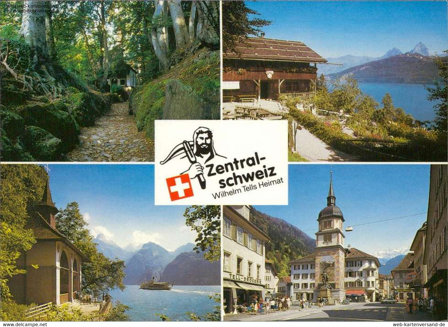 1106776  Zentral-Schweiz, Wilhelm Tells Heimat Mehrbildkarte - Elm