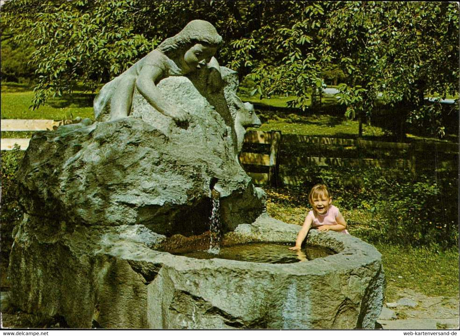 1107281  Hotel Heidihof, Maienfeld Mit Heidibrunnen - Maienfeld