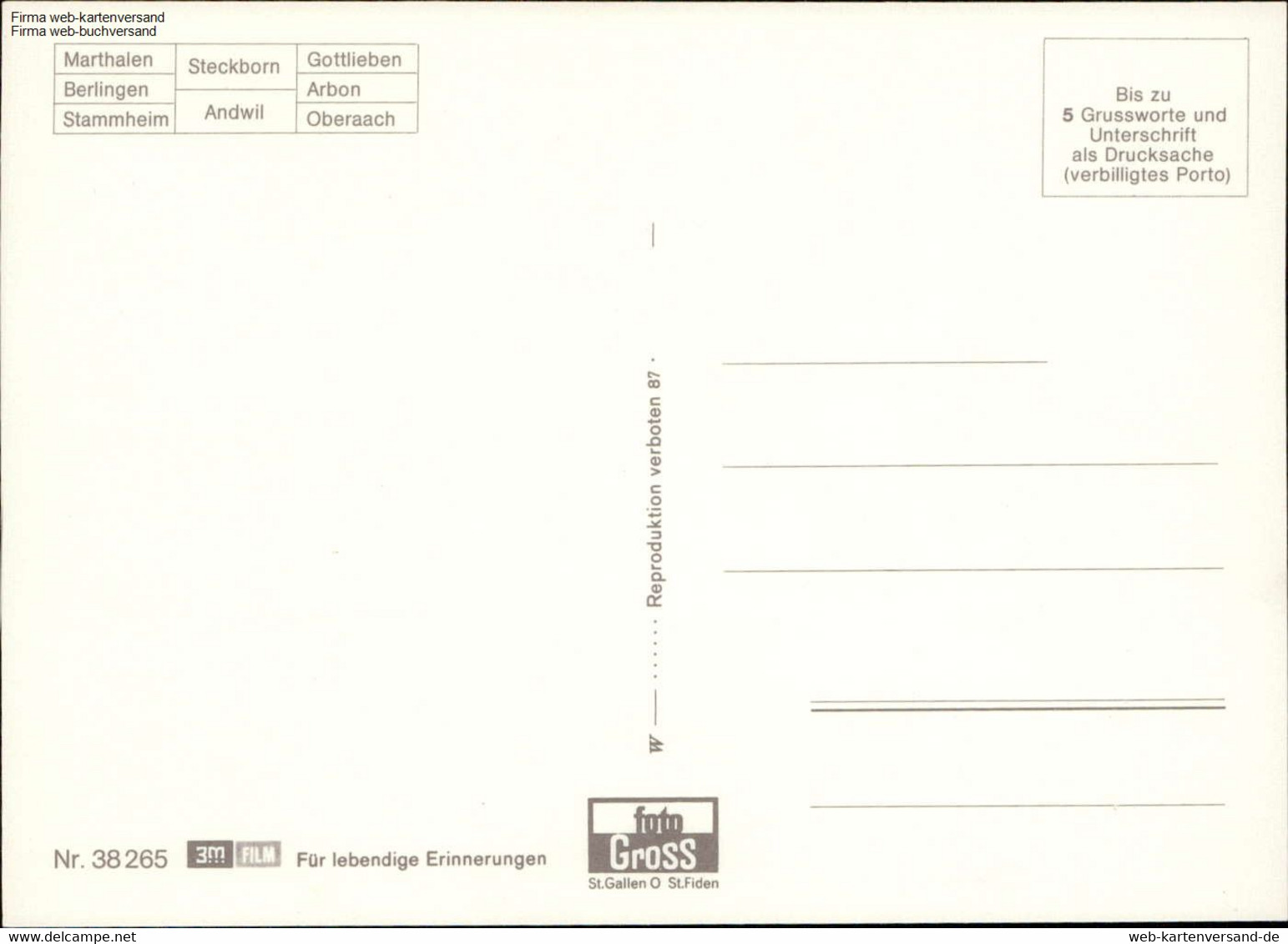 1107368  Ostschweizer Riegelbauten, Marthalen, Berlingen, Stammheim - Thal