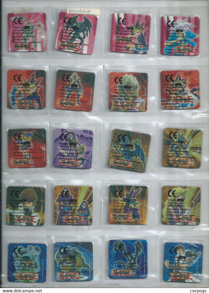 24 Danone Yu Gi Oh Magneten Magnets Aimant All In Original Factory Seal - Reclame