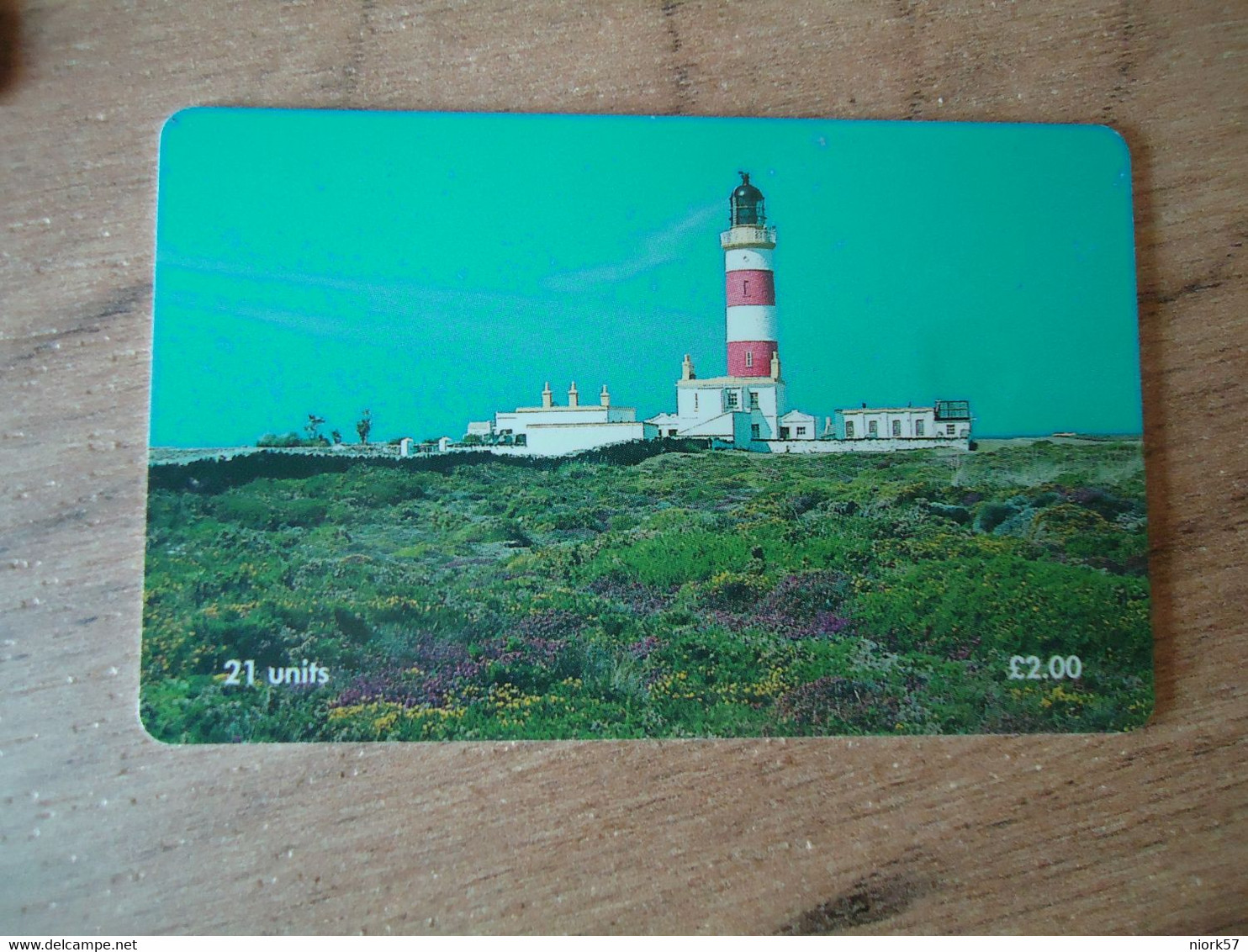 ISLE  OF MAN  USED CARDS  LIGHTHOUSES - Man (Isle Of)