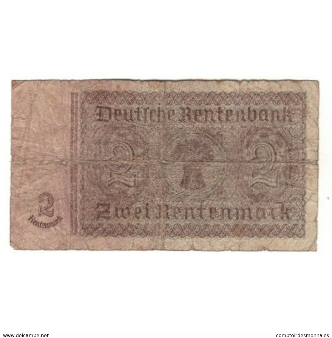 Billet, Allemagne, 2 Rentenmark, 1937, 1937-01-30, B+ - 2 Rentenmark