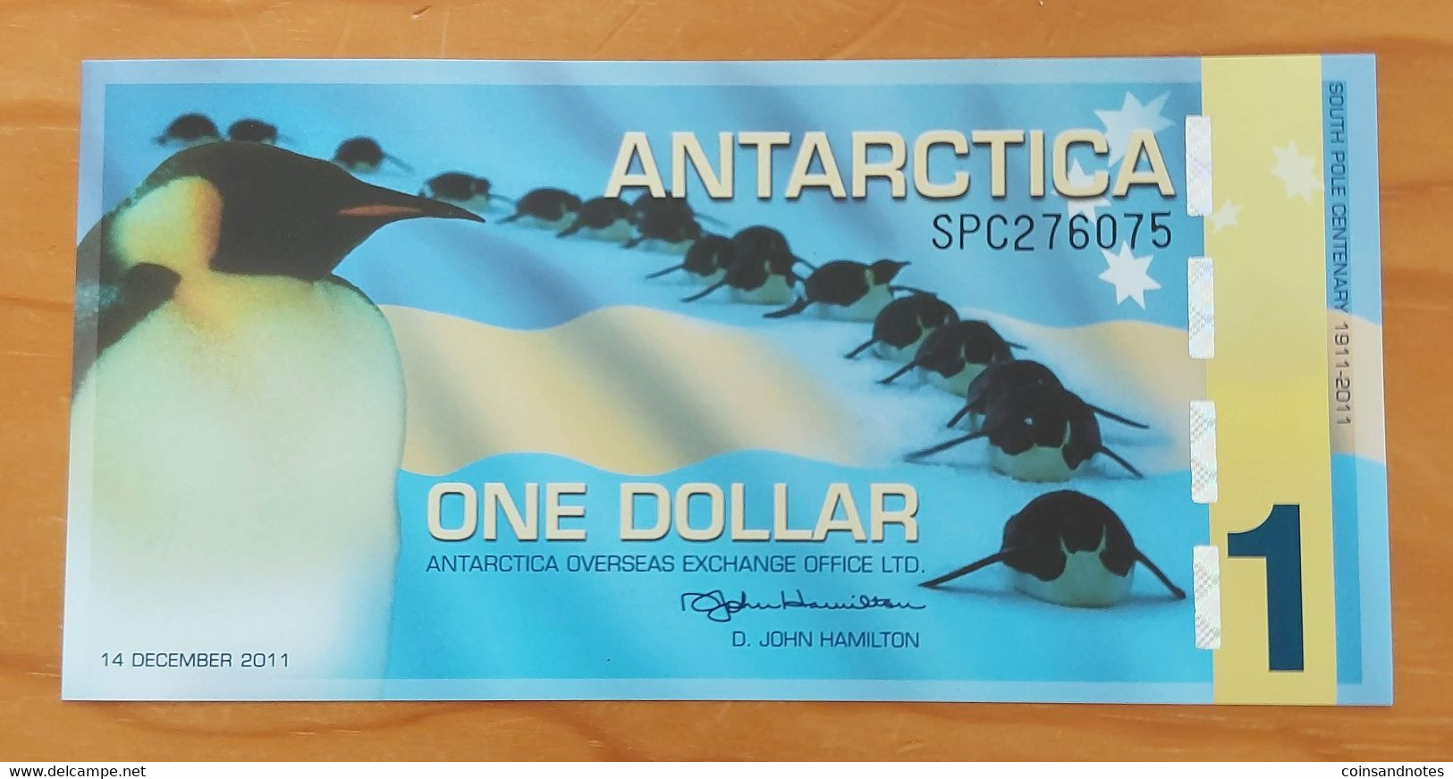 Antarctica (South Pole) 2011 - One Dollar ‘Penguins’ - UNC - Other - America