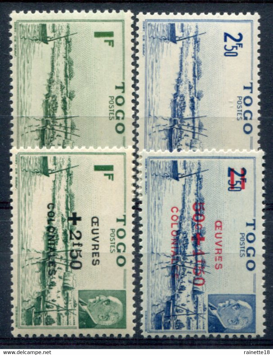 Togo         215/216 ** - 226/227 ** - Unused Stamps