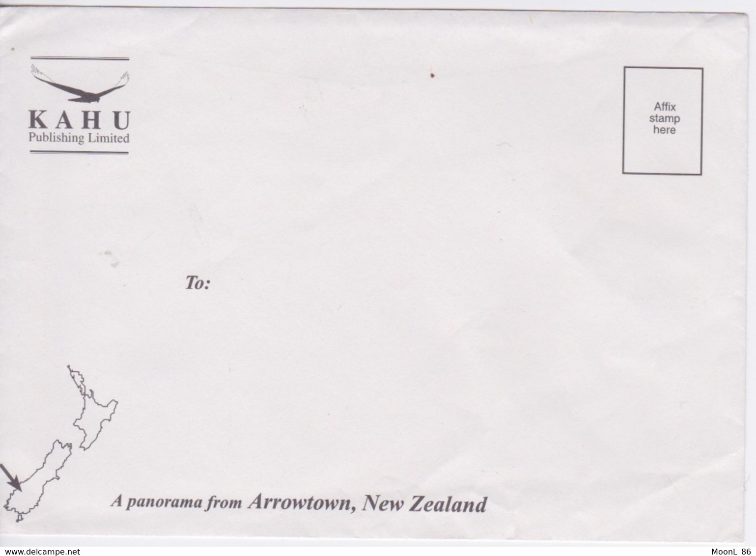 NEW-ZEALAND - NOUVELLES-ZELANDE - ENVELOPPE VIERGE KAHU PUBLISHING LIMITED - Enteros Postales