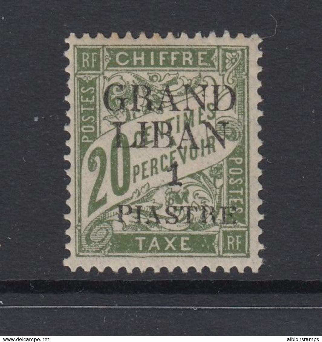 Lebanon, Scott J2 (Yvert TT2), MHR - Postage Due