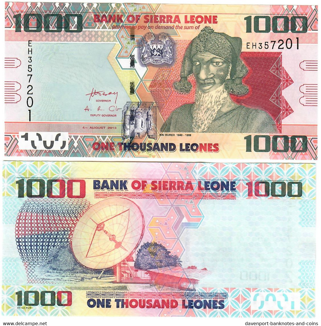 Sierra Leone 1000 Leones 2013 UNC - Sierra Leone