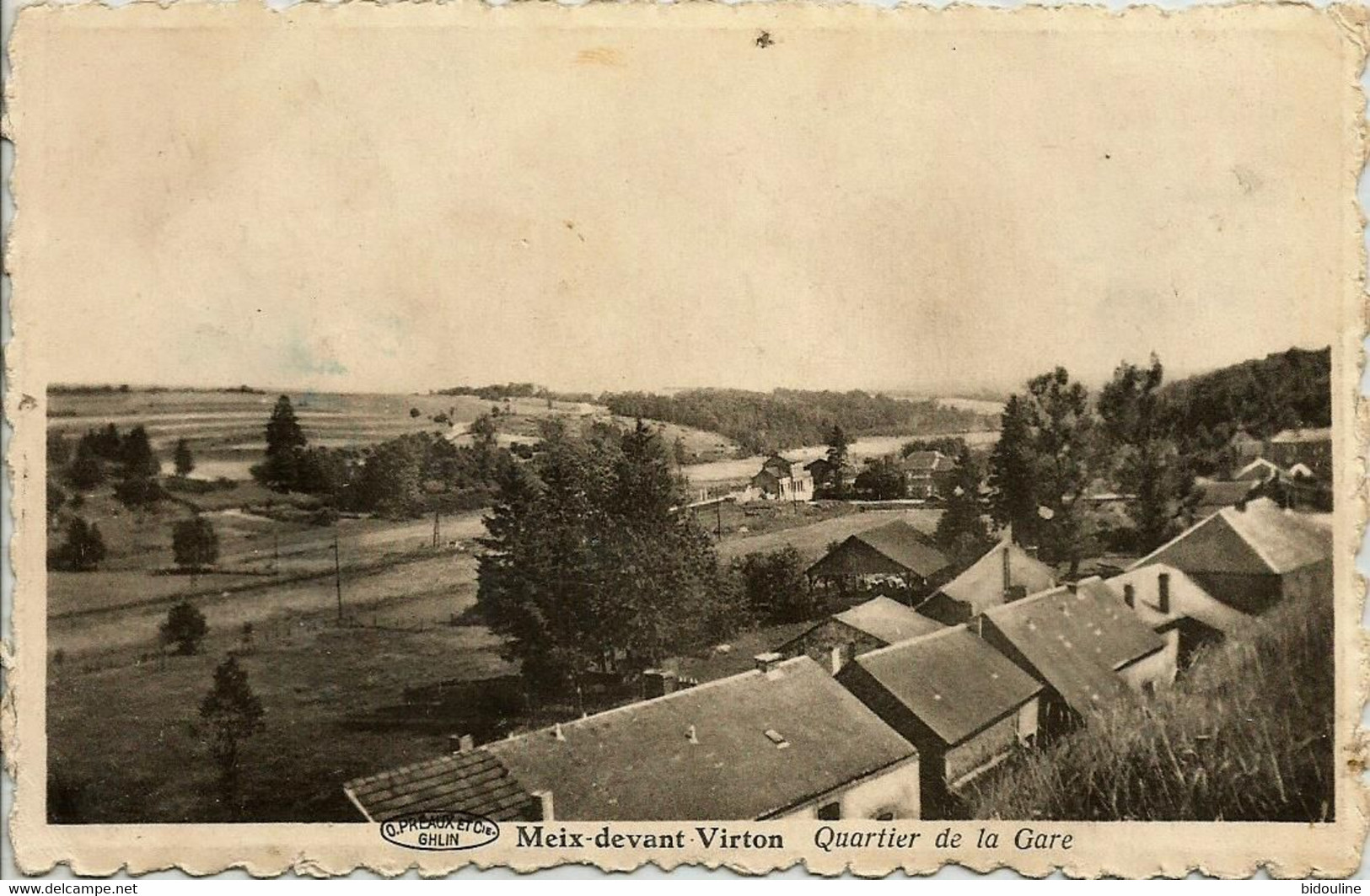 CPA-MEIX-DEVANT VIRTON " Quartier De La Gare " - Meix-devant-Virton