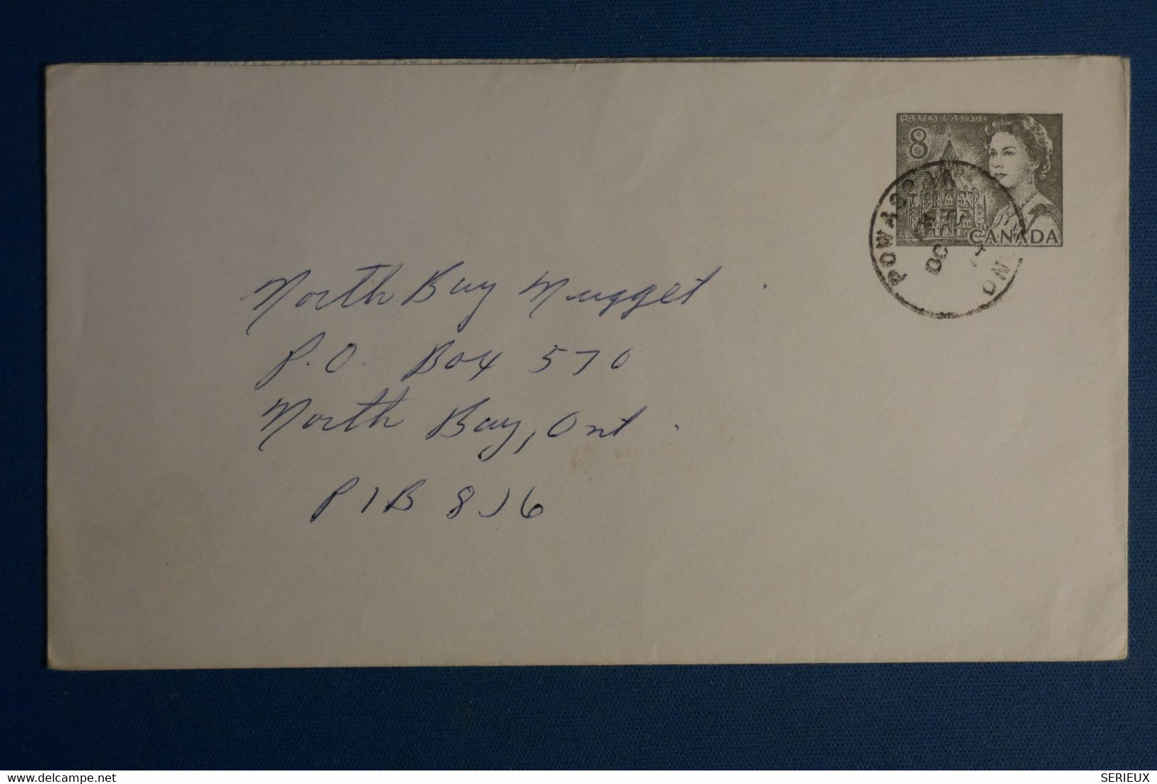 A0 10 CANADA   BELLE LETTRE   1967++  POUR NORTH BAY +AFFRANCH. INTERESSANT - Brieven En Documenten