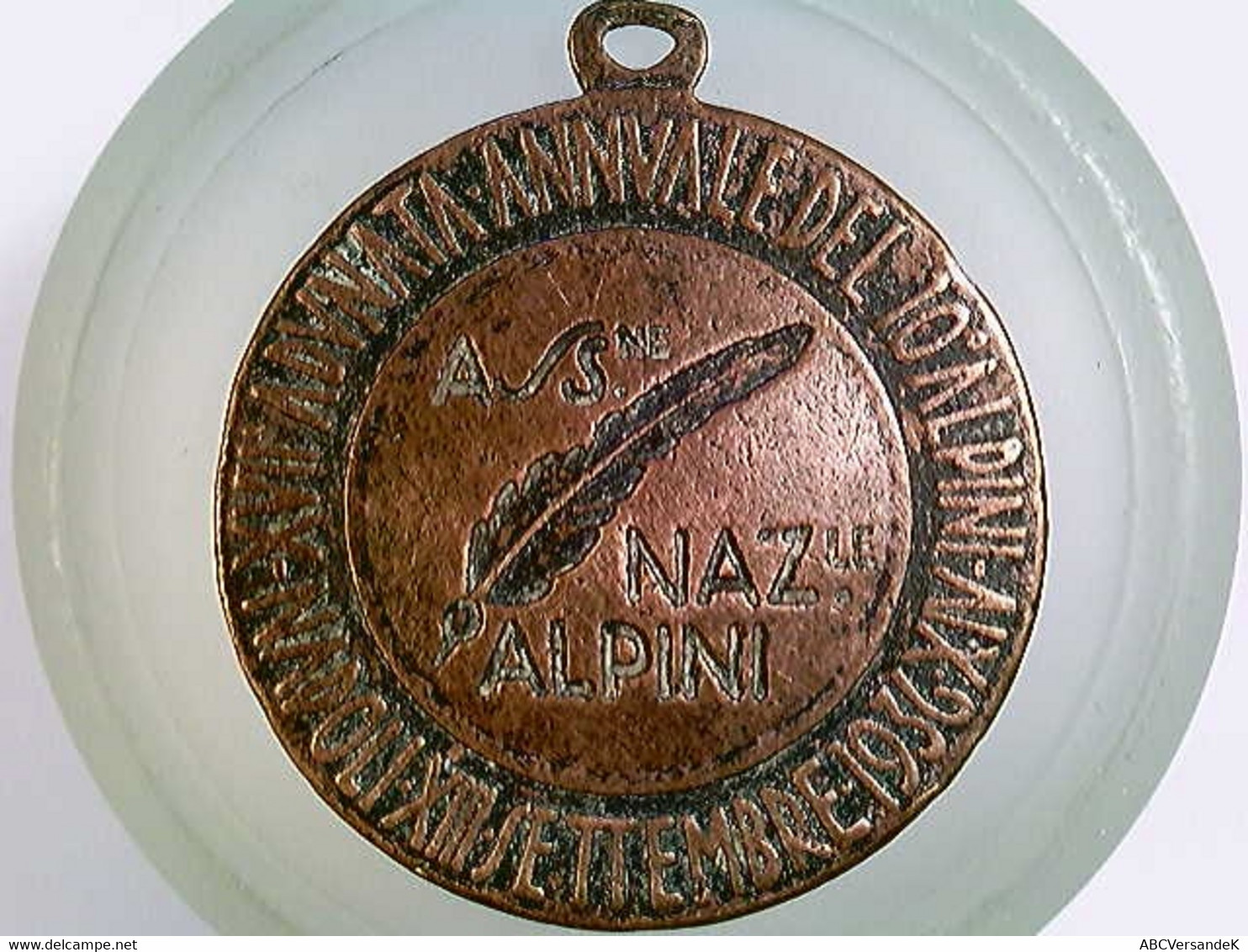 Medaille Assoziazione Nazionale Alpini, Napoli 13. Settembre 1936 - Numismatik