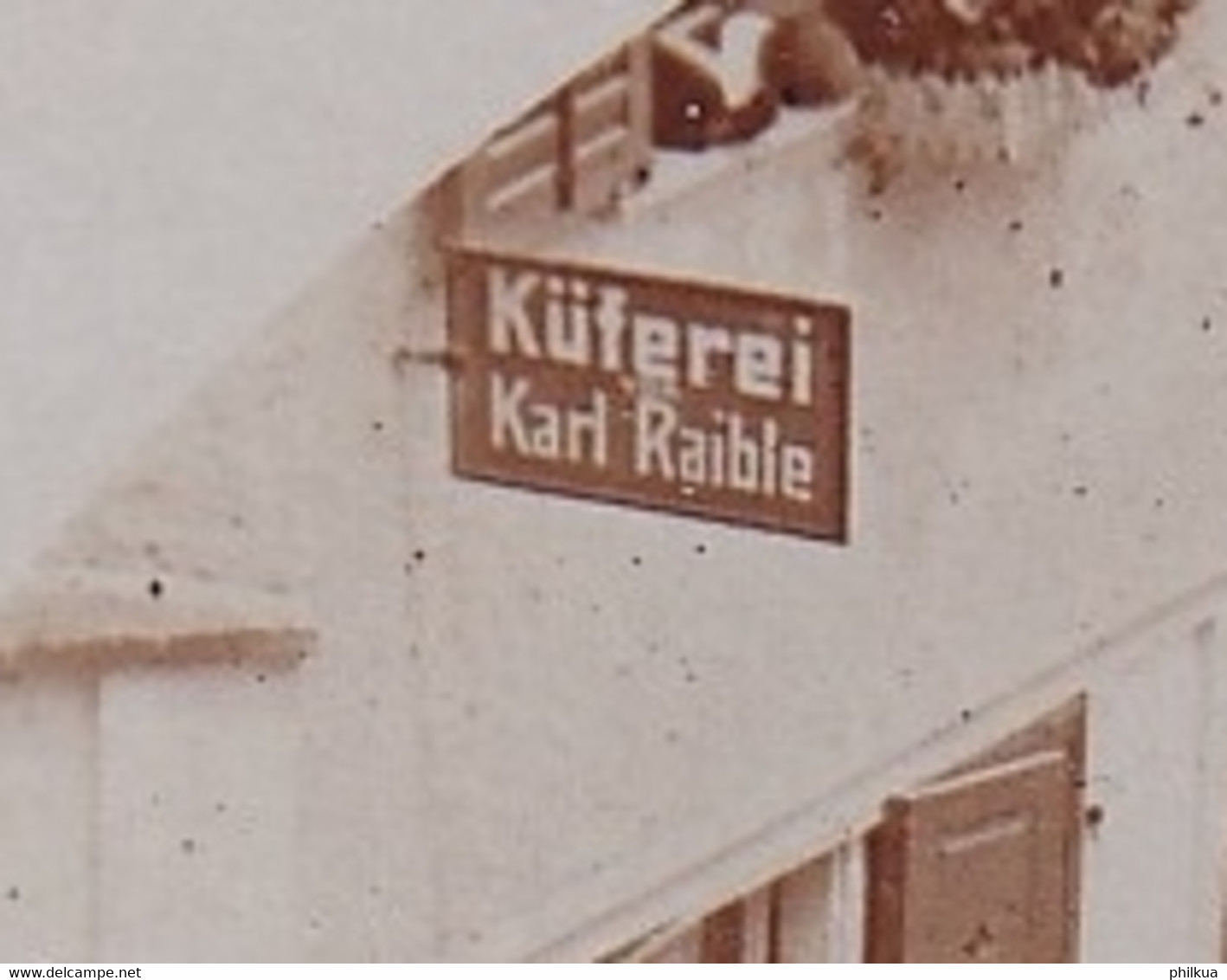 Umzug Mit Turnverein "Kaufleute Winterthur" Vor Haus Küferei Von Karl Raible (eventuell In Wendlingen Würhenberg) - Winterthur