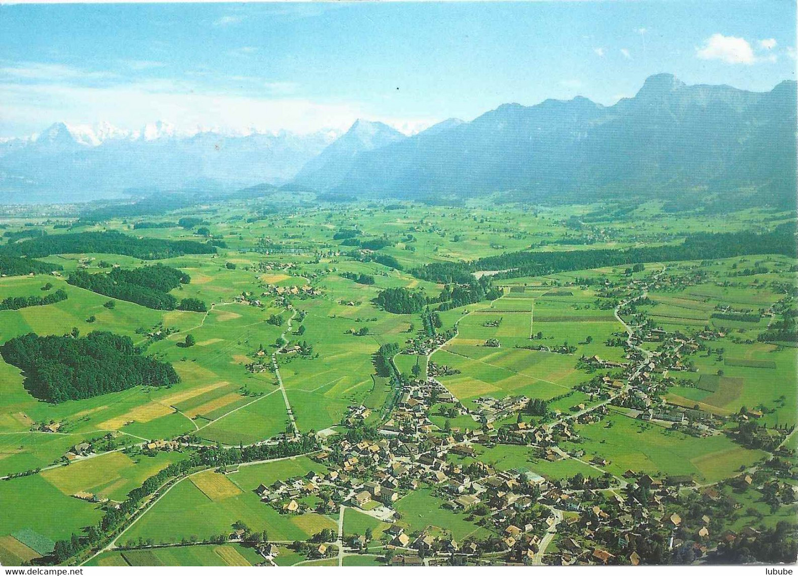 Wattenwil - Flugaufnahme Gegen Das Oberland         Ca. 1980 - Wattenwil