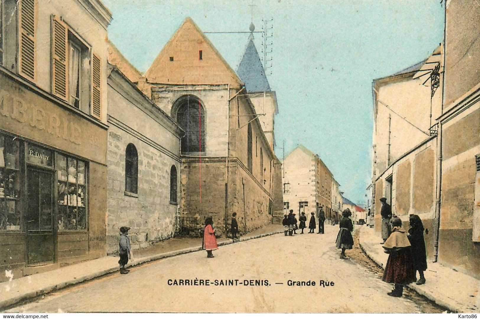 Carrière St Denis * Plomberie E. DABY , Grande Rue * Carrières Sur Seine - Carrières-sur-Seine