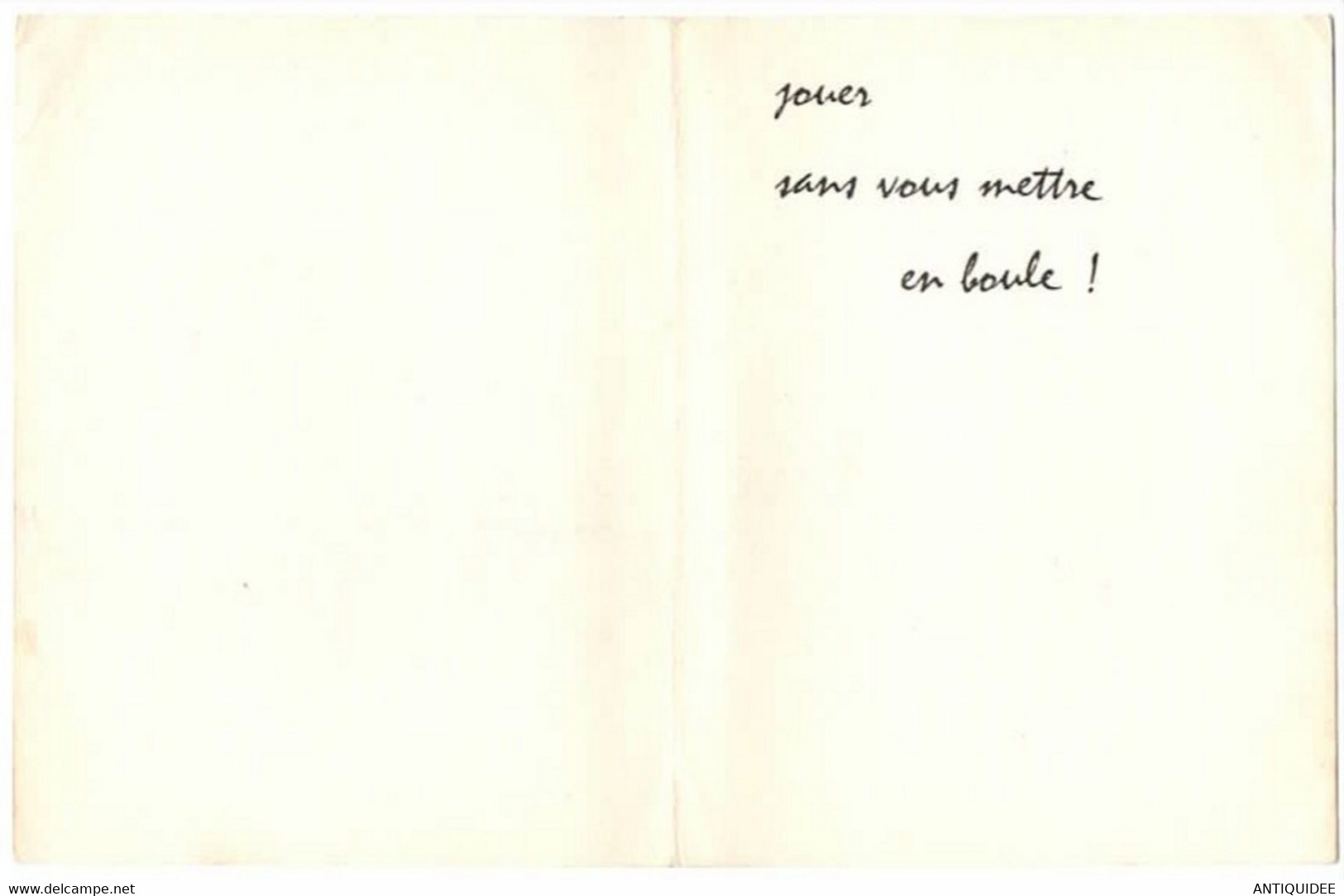 G.MEUNIER - Ne Pouvez-vous Pas..........jouer Sans Vous Mettre En Boule ! - Meunier, G.