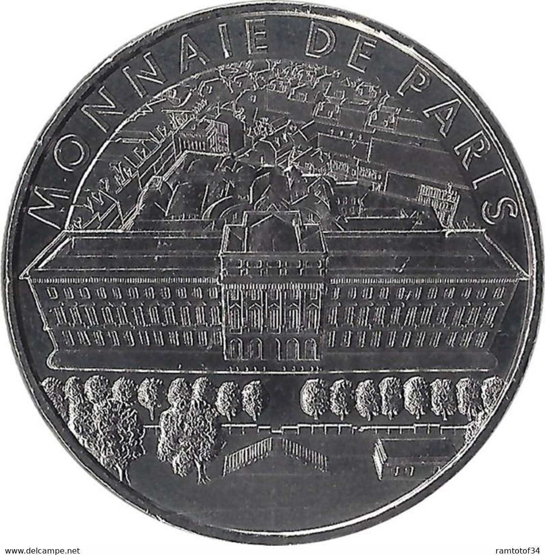 2022 MDP130 - PARIS - Hôtel De La Monnaie 13 - Vue Aérienne (argent) / MONNAIE DE PARIS - 2022