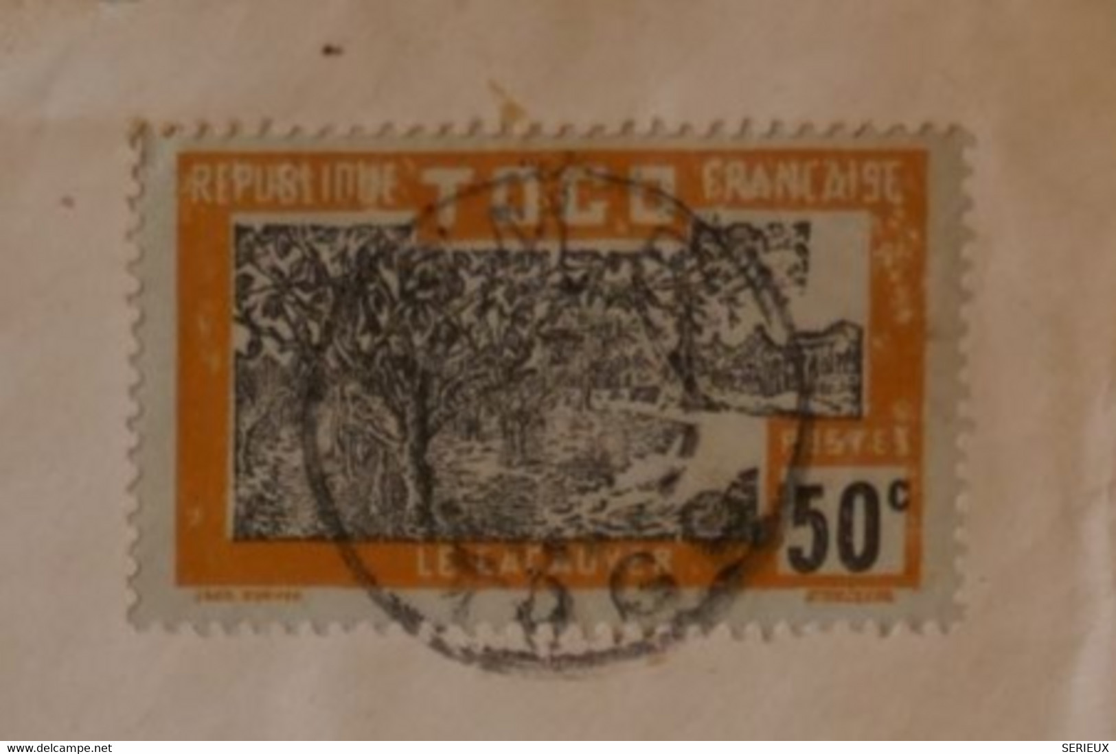 TOGO BELLE LETTRE 1928   LOMé POUR PARIS+VIGNETTE & - Briefe U. Dokumente