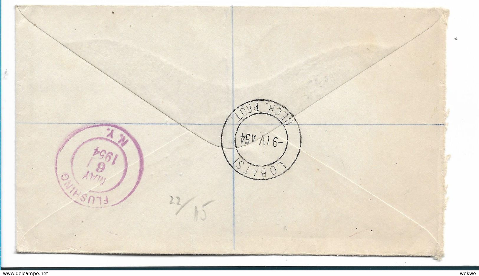BEC021 / Bechuanaland - Lobatsi Nach NY Per Einschreiben 1954 - 1885-1964 Protectorado De Bechuanaland