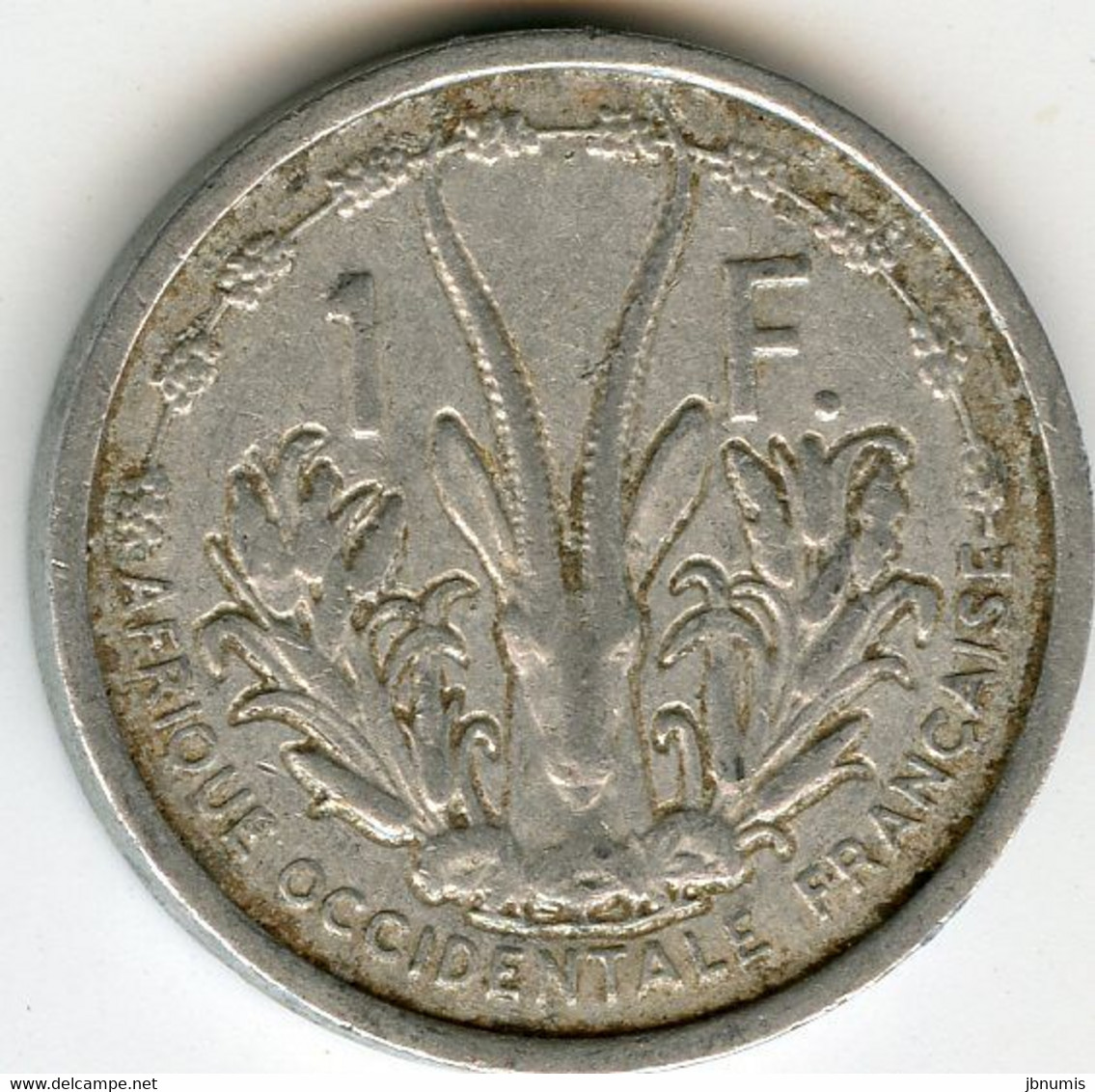 France Afrique Occidentale West Africa 1 Franc 1948 KM 3 - French West Africa