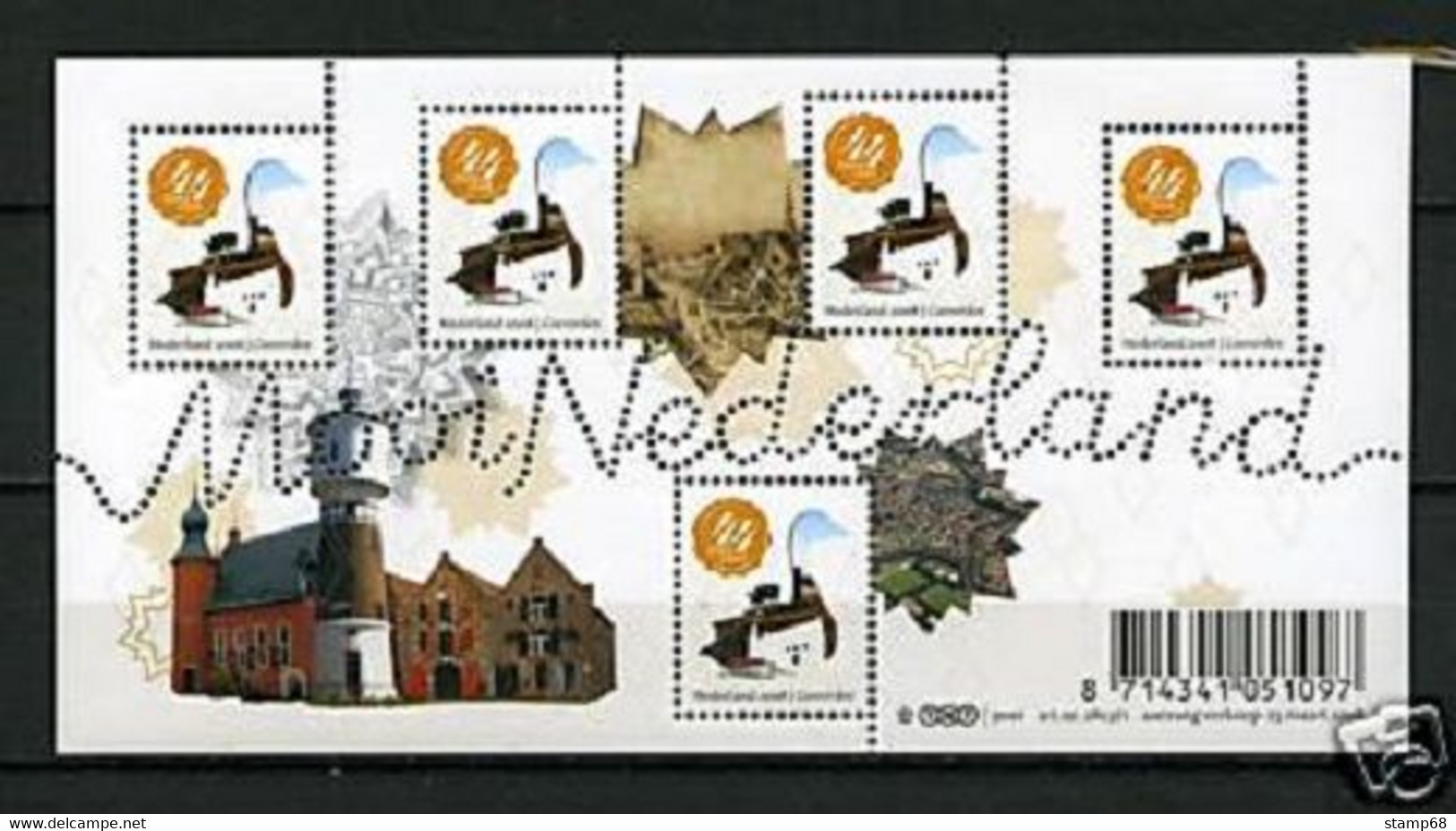 Nederland NVPH 2564 Vel Mooi Nederland Coevorden 2008 MNH Postfris - Otros & Sin Clasificación