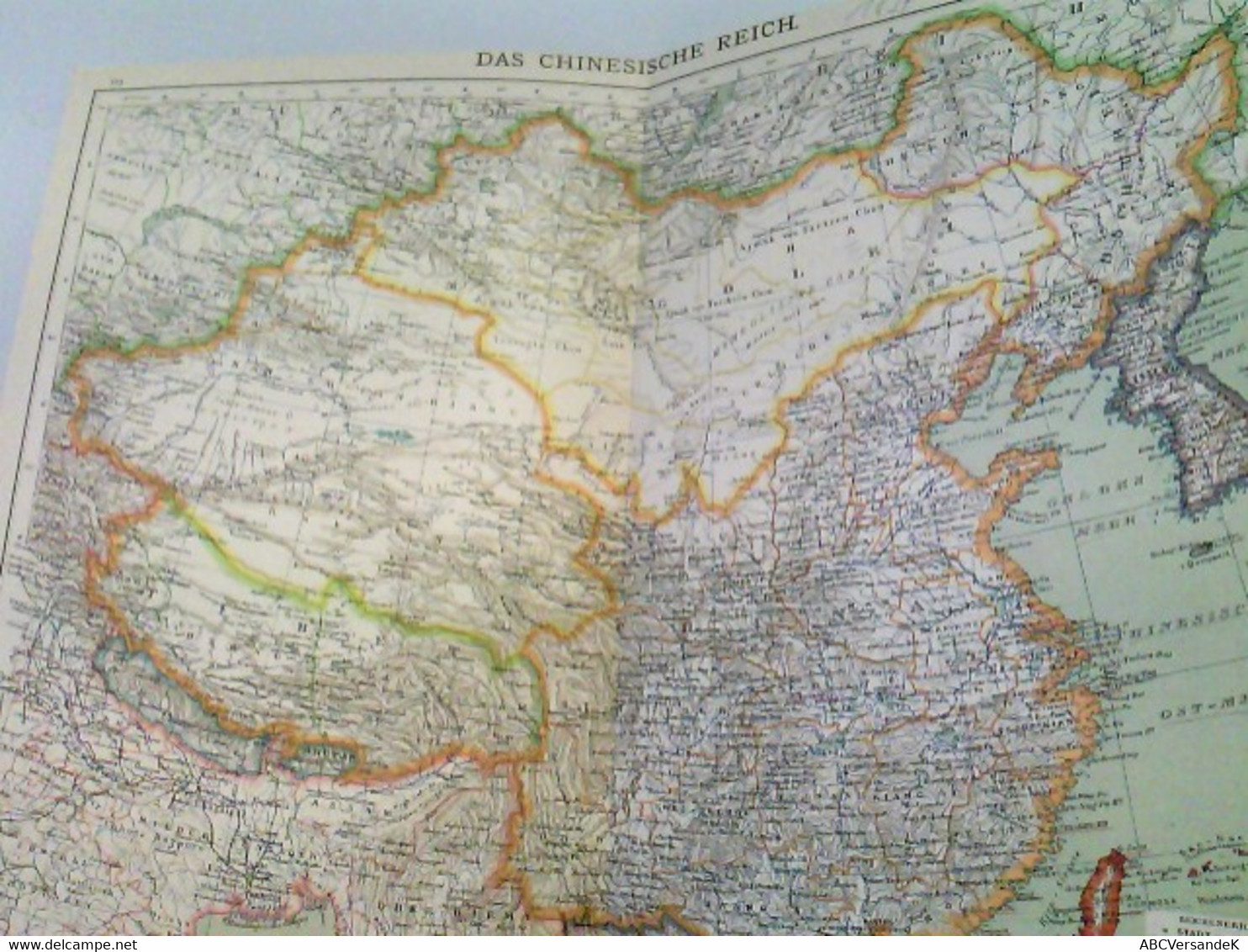 Farblithografie Das Chinesische Reich, Maßstab 1 : 12.500.000 - Azië & Nabije Oosten