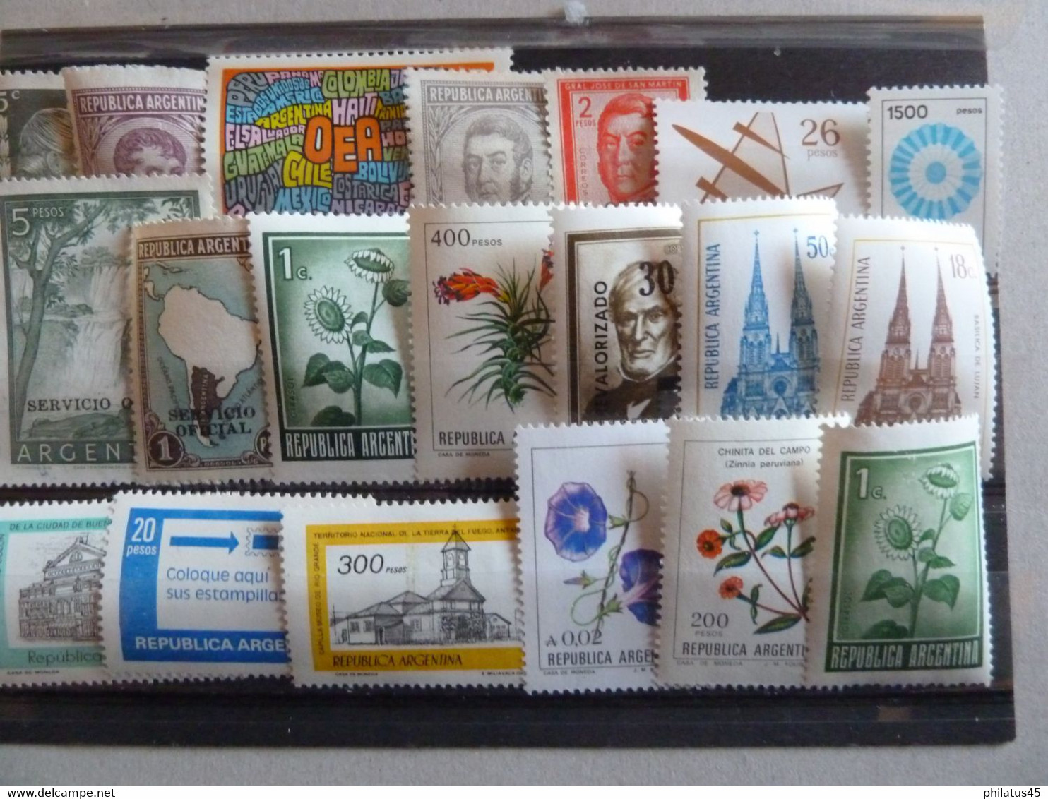 ARGENTINE LOT DE TIMBRES NEUFS TOUS DIFFERENTS - Lots & Serien